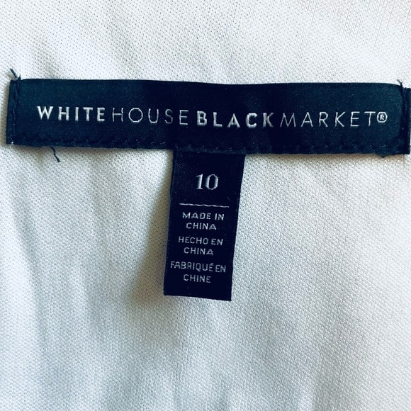 WHITE HOUSE BLACK MARKET Blouson Dress – Pink Python Print – Size 10 - Picture 7 of 10